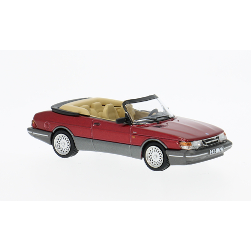 Saab 900 Turbo 16 S Cabrio 1989 - red